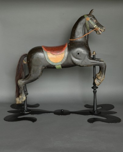 Original Carousel Horse Second Half 19th Century - Curiosities Style Napoléon III