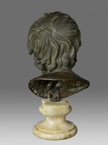 Sculpture  - Bust in bronze of Seneca Naples 19th Century