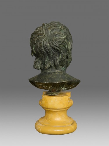 Buste Seneca Sénèque Italie 19e Siècle - Sculpture Style Napoléon III