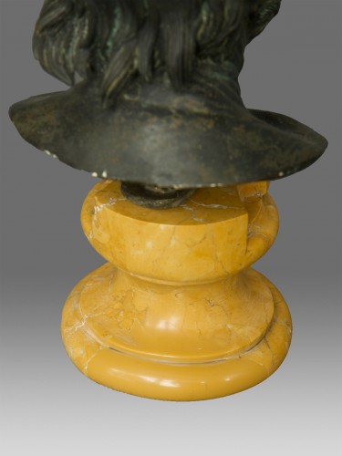 XIXe siècle - Buste Seneca Sénèque Italie 19e Siècle