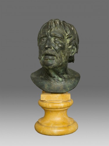 Buste Seneca Sénèque Italie 19e Siècle - Napoléon III