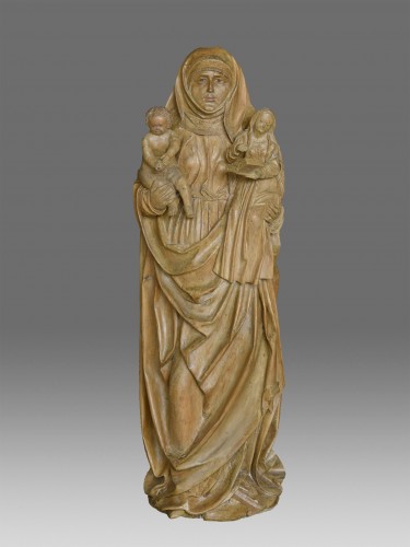 Sculpture  - Madonna and Child with Saint Anne circa 1480-1500