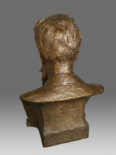 Bust of W. C. Röntgen by Reinhold Felderhoff Berlin - 