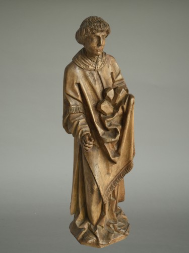 Saint Stépanus / Stephane vers 1520 - Sculpture Style Moyen Âge