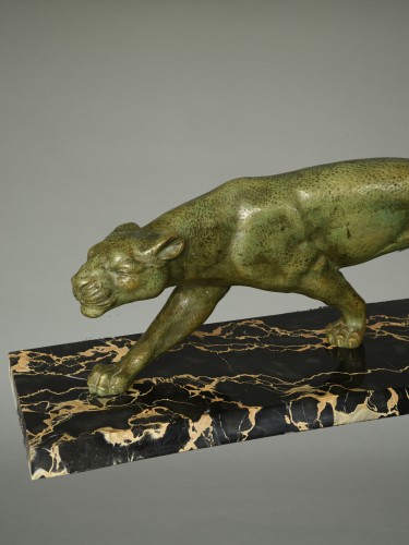 Panthere en bronze vers 1920 Melani - Galerie Puch