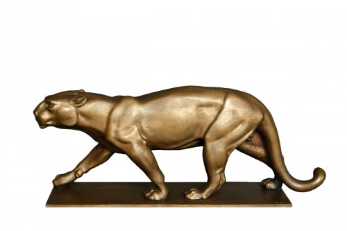 Bronze Panther - Rudolf Pauschinger (1882-1957)