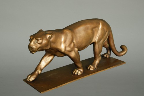 Bronze Panther - Rudolf Pauschinger (1882-1957) - 