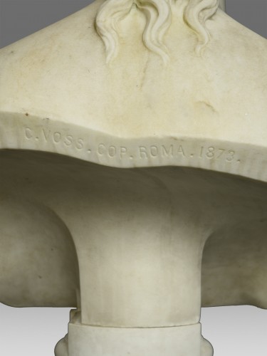 Buste en marbre Venus de Milo Carl Voss Rome - Galerie Puch