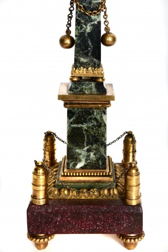 Paire d'obélisques en marbre, Rome circa 1780 - Jean-François Regis
