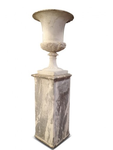 Suite de quatre grands vases en marbre  fin 18e siècle - Louis XVI