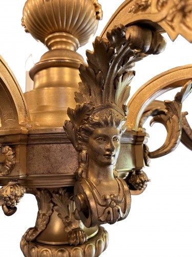 Lustre en bronze doré - Luminaires Style Napoléon III