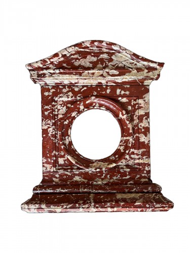 Trumeau de cheminée en marbre, début XVIIIe siècle