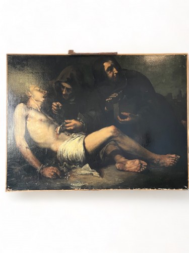 Saint Sebastian Martyr. based on the work of Théodule Ribot  - Napoléon III