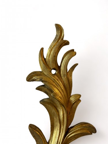 Paire d'appliques en bronze doré - Jean-François Regis