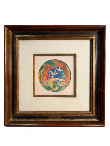 Medallion, allegory of happiness and peace, circa  - André Lhote (1885-1962)
