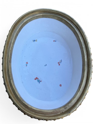 Paire de jardinières en porcelaine - Restauration - Charles X