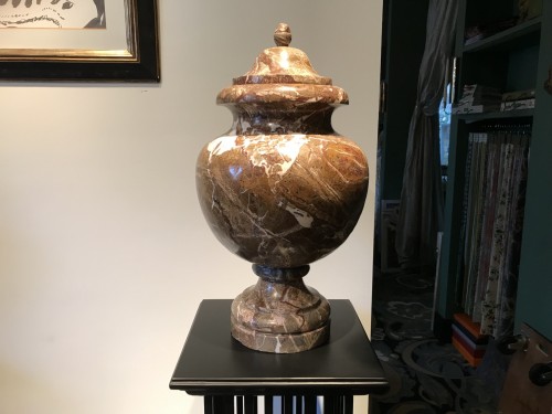 Paire de vases en marbre - Louis-Philippe