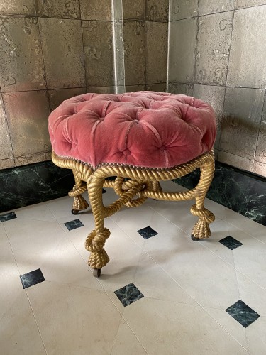 Napoleon III stool - Seating Style Napoléon III