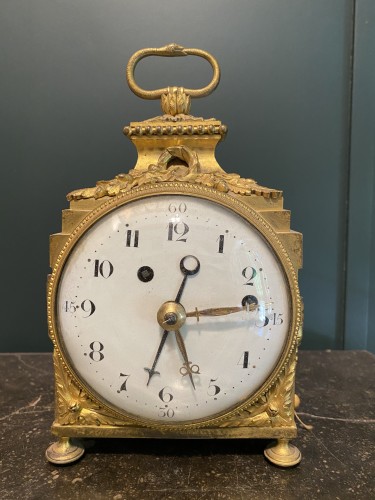 Pendule dite d'officier époque XVIIIe siècle - Horlogerie Style Louis XVI