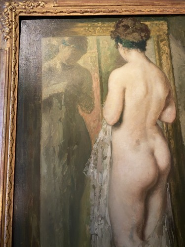 Nu devant le miroir - Emile Baes (1879-1954) - Art nouveau