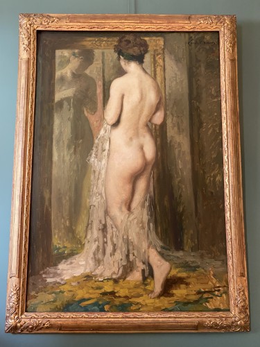 Art nouveau - Nu devant le miroir - Emile Baes (1879-1954)
