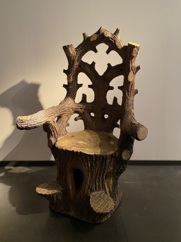 Sièges Fauteuil & Bergère - Paire de fauteuils en céramique