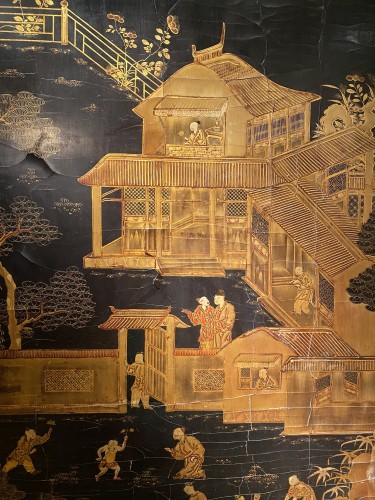 Paravent en laque de chine - Jean-François Régis