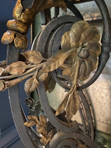 Antiquités - Console en fer forgé époque Louis XV