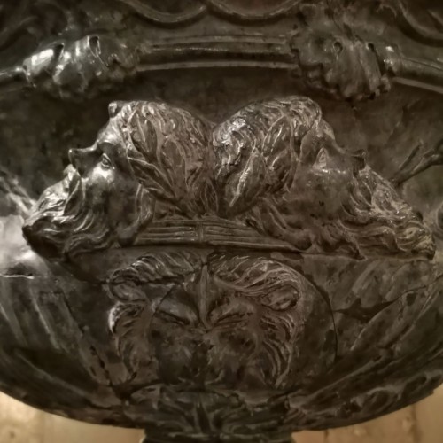 XIXe siècle - Vasque en serpentine, Italie début XIXe siècle