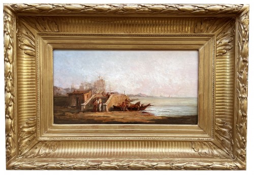 Paire de Marines - Paul Bistagne (1850-1886) - Tableaux et dessins Style 