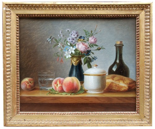 Still life by Madame PEIGNE - Paintings & Drawings Style 