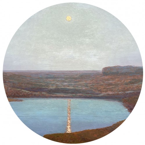 Lac au clair de lune par Paul COSTES - Galerie Saint Martin