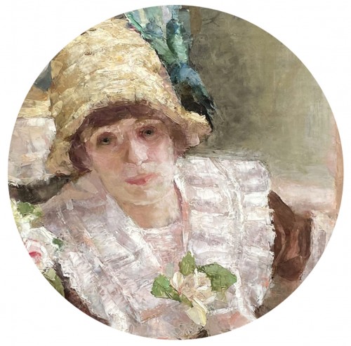 Paintings & Drawings  - Young woman at the café - Arthur Navez, (1881-1931)
