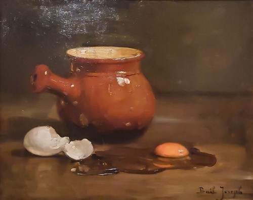 Still life with egg - Joseph BAIL (1862-1921) - Paintings & Drawings Style 