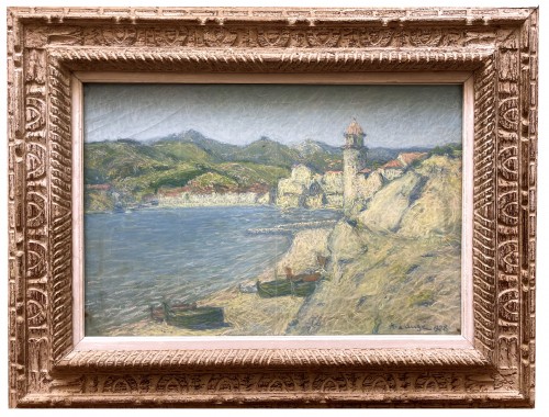 Collioure, Pastel 1928 - Achille Laugé (1861-1944)