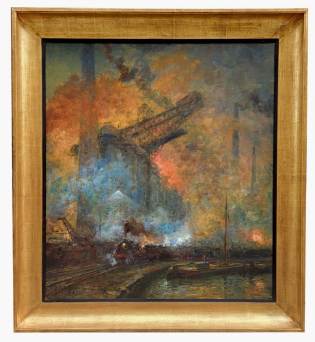 Port industriel - Oswald Poreau (1877-1955)