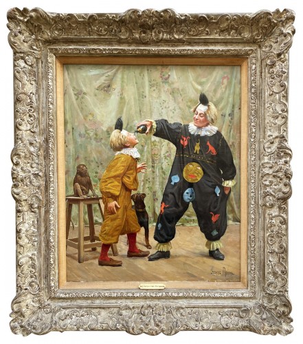 Les clown - Paul CHOCARNE MOREAU (1855-1930)