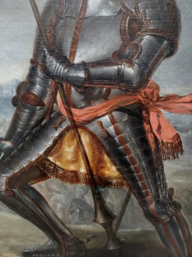 Chevalier au champ de bataille - Cécilio PIZZARO (1818-1886) - Galerie Saint Martin