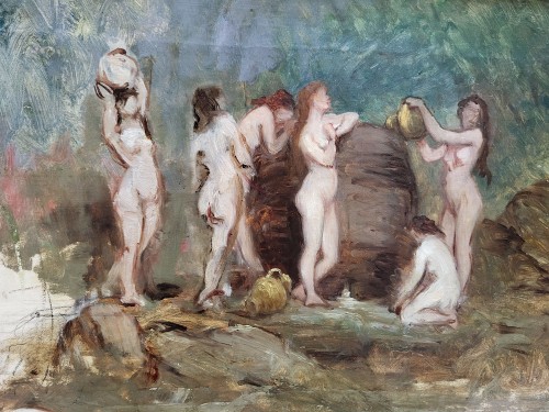 Tableaux et dessins  -  Nu - Paul Désiré Trouillebert (1829-1900)