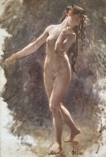 Nude - Léon Glaize (1842-1931) - Paintings & Drawings Style 
