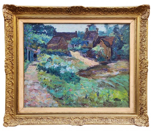 Chemin de campagne , dated 1912- Emmanuel de la Villéon (1858-1944)