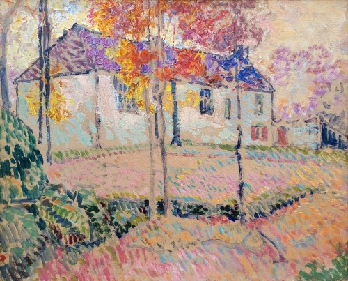 Ferme à la campagne - Victor CHARRETON (1864-1936) - Tableaux et dessins Style 