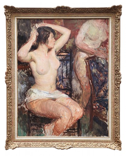 Nude models in the studio , dated 192 - Jacques Emile BLANCHE (1861-1942 )