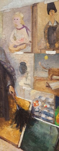Marchand d'estampe, datée 1918 - Grass Mick (1873-1963)  - Galerie Saint Martin