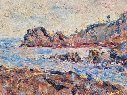 Tableaux et dessins  - Paul KRON (1869-1936) - Bord de mer