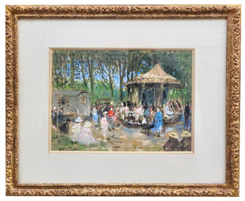 La fête foraine - Eugène MONTEZIN  (1874-1946)