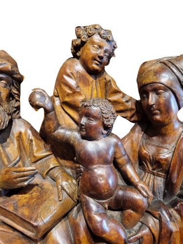 Sainte Famille - Allemagne début 15e siècle - Art sacré, objets religieux Style 