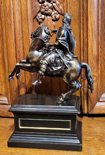 Sculpture  - Statue équestre de Louis XIV