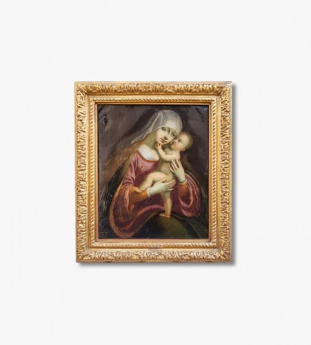 XVIIe siècle - Vierge à l’Enfant, 17e