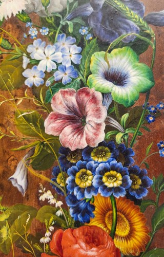 Couronne de fleurs par Henri JEHIN - Galerie Saint Martin